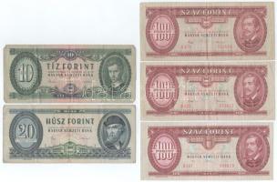 1962. 10Ft + 1980. 20Ft + 1984. 100Ft (2x) + 1992. 100Ft T:F