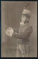 Színész Farkas Imre: A kis kadét szerepében, fotólap