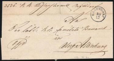 1858 Ex offo "RAGENDORF"
