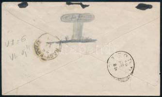 1880 5kr díjjegyes boríték "TOROCZKÓ / ERDÉLY"