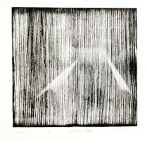 Nagy Gábor György (1966-): Mindenkire süt... IV., 2004. Hidegtű, papír, jelzett, próbanyomat 2, 22×2...