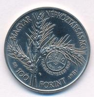 1981. 100Ft Ni "FAO I. - Világélelmezési nap" T:BU Adamo EM66