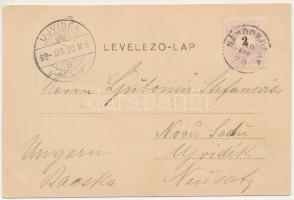 1899 (Vorläufer) Temesrékas, Temes-Rékás, Recas; Téglagyár, Takarékpénztár, Fő tér. Szecessziós-virá...