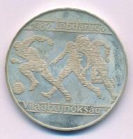 1981. 500Ft Ag "Labdarúgó Világbajnokság 1982" fekete műbőr tokban T:UNC,AU (eredetileg PP...