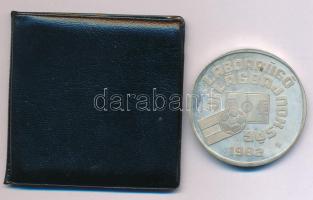 1981. 500Ft Ag "Labdarúgó Világbajnokság 1982" fekete műbőr tokban T:UNC,AU (eredetileg PP...