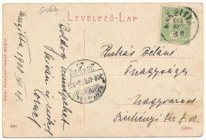 1908 Margitta, Marghita; Kir. Járásbíróság, Csengery Antal üzlete. Pichelmayer Ferenc kiadása 2281. ...