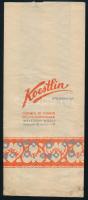 cca 1930-1940 "Koestlin" gyártmányok cukorka és bonbon tasak, 24x10 cm