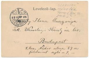 1901 Csák, Csákova, Ciacova; Serbische Gasse. Verlag Mesterovits &amp; Jovanovits / Szerb utca, ...