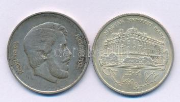 1947. 5Ft Ag "Kossuth" + 1993. 200Ft Ag "MNB" T:VF,XF patina
Adamo F8.1, F13