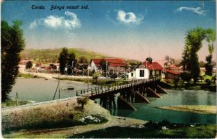 Torda, Turda; Bányavasúti híd. Szabó és Kandó kiadása / mine railway bridge, industrial railway (r)