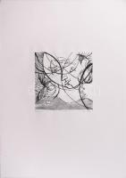 Stoja Dzebric (Szerbia, Serbian artist, 1967-): "Reverie". Litográfia, papír, jelzett, műv...