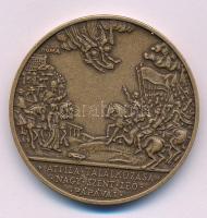 Lebó Ferenc (1960-) 1996. "Atilla találkozása Nagy Szent Leó pápával / St. Stephanus - Rex Hungariae" kétoldalas bronzozott Cu emlékérem sorszámozott tanúsítvánnyal, kapszulában (42,5mm) T:UNC