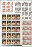 1976-1990 Tiziano, Magyarországi zsidó művészet, Bélyegnap és Történelmi arcképcsarnok összesen 27 db (37.000)