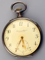 International Watch Company IWC Shaffhausen ezüst tokos zsebóra. Jelzett számlap, jelzett ezüst tok....