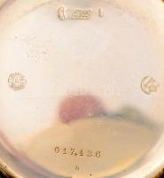 International Watch Company IWC Shaffhausen ezüst tokos zsebóra. Jelzett számlap, jelzett ezüst tok....