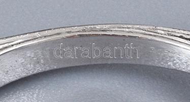 14 K fehérarany gyűrű brillekkel (0,5ct) K, WS2 jelzett, tanúsítvánnyal m: 55, m: 1,19 ct