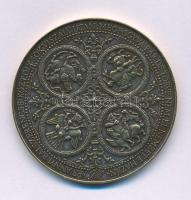 Bognár György (1944-) 1996. "Millecentenárium" kétoldalas bronz emlékérem, kapszulában (42...