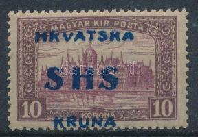 SHS 1918 Parlament 10K luxus állapotban, gépszínátnyomattal
Certificate: Zrinjscak
Signed: Bodor