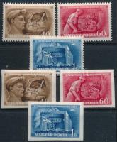 1950 Újítók fogazott és vágott sor (**13.000)