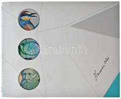 2019. "Herman Ottó" (2xklf) mintabankjegy pár tervezet. Eredeti, angol nyelvű tájékoztató füzetben. A bankjegyeket tervezte: Pálinkás György T:UNC / Hungary 2019. "Ottó Herman" (2xdiff) test banknote pair in an original, english information booklet. The designer artist of the banknotes: György Pálinkás C:UNC