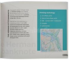 2019. "Herman Ottó" (2xklf) mintabankjegy pár tervezet. Eredeti, angol nyelvű tájékoztató ...