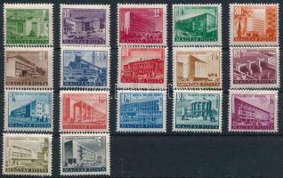 1951 Épületek (I.) sor (**9.000)