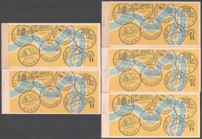 1969 Dunakanyar 5 db bélyegfüzet (10.000)