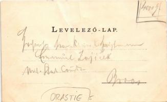 Szászváros, Broos, Orastie; Zobels Hotel Krone / Zobel-féle Korona szálloda / hotel (fa)