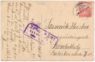 1918 Gyergyóremete, Remetea; Piac tér / market square (fa)