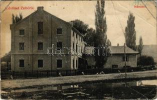 1914 Zsibó, Jibou; Műmalom. Mindszent Salamon kiadása / mill (EB)