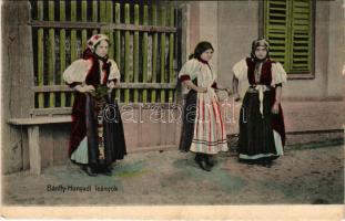 1905 Bánffyhunyad, Huedin; Bánffy-Hunyadi leányok, népviselet, erdélyi folklór / Transylvanian folklore (EK)