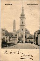 Kolozsvár, Cluj; Barátok temploma. Lepage Lajos kiadása / church (szakadás / tear)