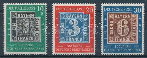 NSZK 1949 Mi 113-115 (Mi EUR 100,-)