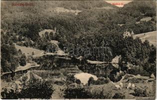 1910 Szováta-fürdő, Baile Sovata; Medve tó / Lacul Ursu / lake (EK)