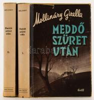 Mollináry Gizella: Meddő szüret után I-II. Bp., é.n., Grill Károly, félvászon kötés, kissé sérült papír védőborítóval.