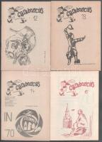 cca 1970 Garabonciás magazin 8 darab száma