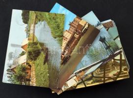 Kb. 100 db MODERN magyar város képeslap / Cca. 100 MODERN Hungarian town-view postcards
