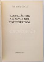 Szendrey István: Tanulmányok a magyar nép életéből. Debrecen, 1980, [Kossuth Lajos Tudományegyetem],...
