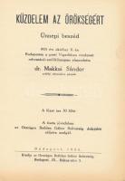 Makkai Sándor: Küzdelem az örökségért - Ünnepi beszéd - 1935 évi október 31.-én Budapesten a pesti V...
