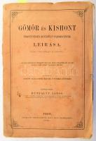 Hunfalvy János: Gömör és Kishont törvényesen egyesült vármegyének leírása. A Magyar Orvosok és Természetvizsgálók XII-ik, Rimaszombaton 1867-ben tartott nagygyűlése tagjainak emlékül. Szerkesztette ~. Pest, 1867. Emich Gusztáv ny. 1t.+(4)+CX+354+(7)p.+3 kihajt. litografált térkép melléklet. Fűzve, kiadói papírborítóval, fűzésnél szétvált, néhány lapon kis folt.