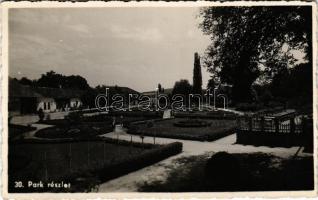 1941 Félixfürdő, Baile Felix; Park részlet / spa park