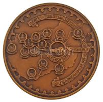 Bozó Gyula (1913-2004) 1988. "A Szent Jobb országjárása / Szent István királyunk halálának 950. évfordulója emlékére" kétoldalas bronz emlékérem (70mm) T:AU