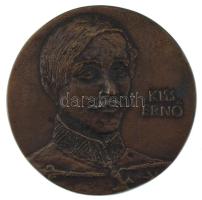 DN "Kiss Ernő / Országos Örmény Önkormányzat" kétoldalas, öntött bronz plakett (84mm) T:AU