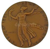 Reményi József (1887-1977) 1961. "Magyar Numizmatikai Társulat 1901 / Magyar Régészeti, Művészettörténeti és Éremtani Társulat - Éremtani Szakosztály" bronz emlékérem (60mm) T:AU