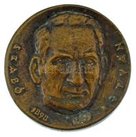 Csúcs Ferenc (1905-1999) DN "Szabó István 1898-1969 / Tanítványai és tisztelői" bronz emlékplakett, peremén "10"-es sorszámmal! (92mm) T:AU,XF