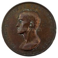 Fabris, Anton (1792-1865) 1859. "Kazinczy Ferenc emlékérem" bronz emlékérem. "KAZINCZY FERENCZ SZÜL OCT 27 1759 / A MAGYAR TUDOMÁNYOS AKADÉMIA OCT 27 1859" (50mm) T:XF ph.