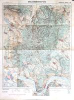 [Térkép] A Börzsönyi hegység. Mérték: 1:50,000. (1927).
Budapest, 1927. Magyar Királyi Állami Térké...