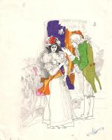 Bognár Árpád (1931-2004) Munkácsy-díjas grafikusművész hét színes, részben aláírt illusztrációja Bea...