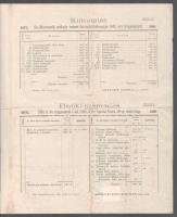 1892 Ősi Marosszék (Erdély) havasbirtokossága igazgatósági elnöke beszámolója a nemes székely szovát...