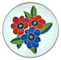 DN "Boldog születésnapot - Happy Birthday" kétoldalas, egyik oldalán zománcozott, jelzett Ag emlékérem kapszulában, tanúsítvánnyal, műanyag dísztokban (7,10g/0,999/30mm) T:PP